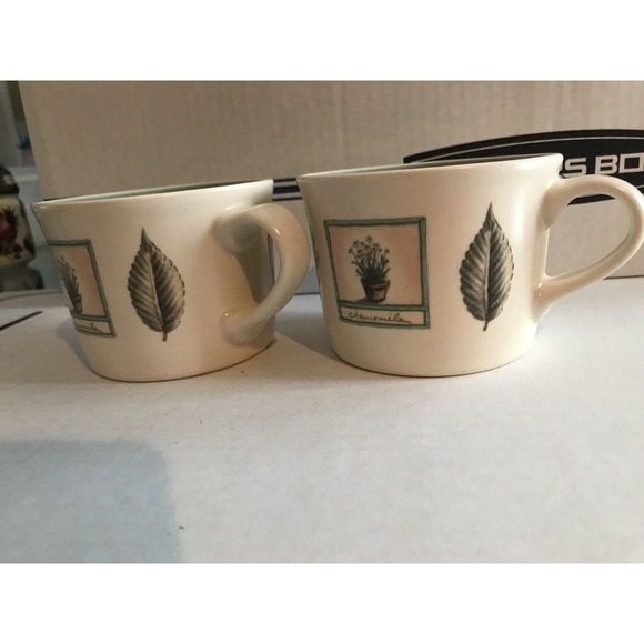 Pfaltzgraff Naturewood Portfolio Stoneware 4" Mug Coffee Cup Set Of‎ 2 - Picture 9 of 9